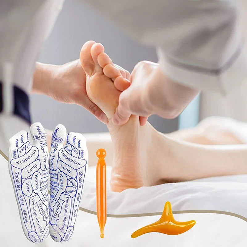 Kneedex™ Reflexology Socks + 2 FREE Tools!
