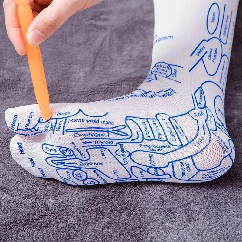 Kneedex™ Reflexology Socks + 2 FREE Tools!
